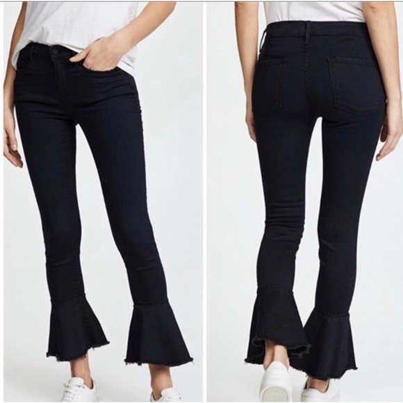 Frame Denim Denim - FRAME Le Skinny De Jeanne Flounce Flare Jeans 26